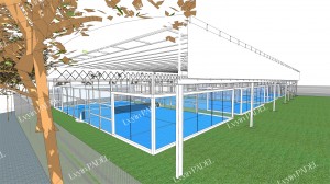 Direct Manufacturer Removable Roof Customizable Canopy for Sports Field