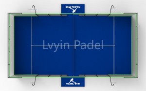 360° Full View WPT Type Super Panoramic 10x20m Padel Court, SPC-001